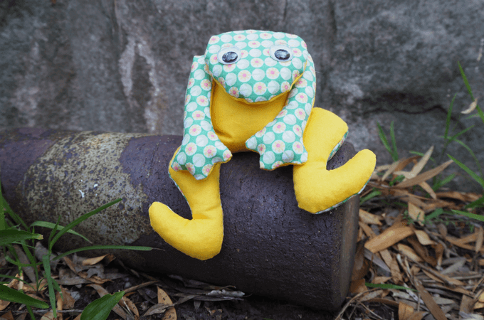 stuffed frog pattern