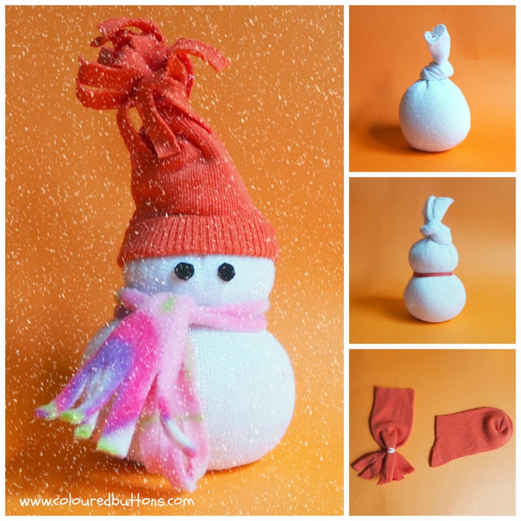 no sew sock snowman tutorial