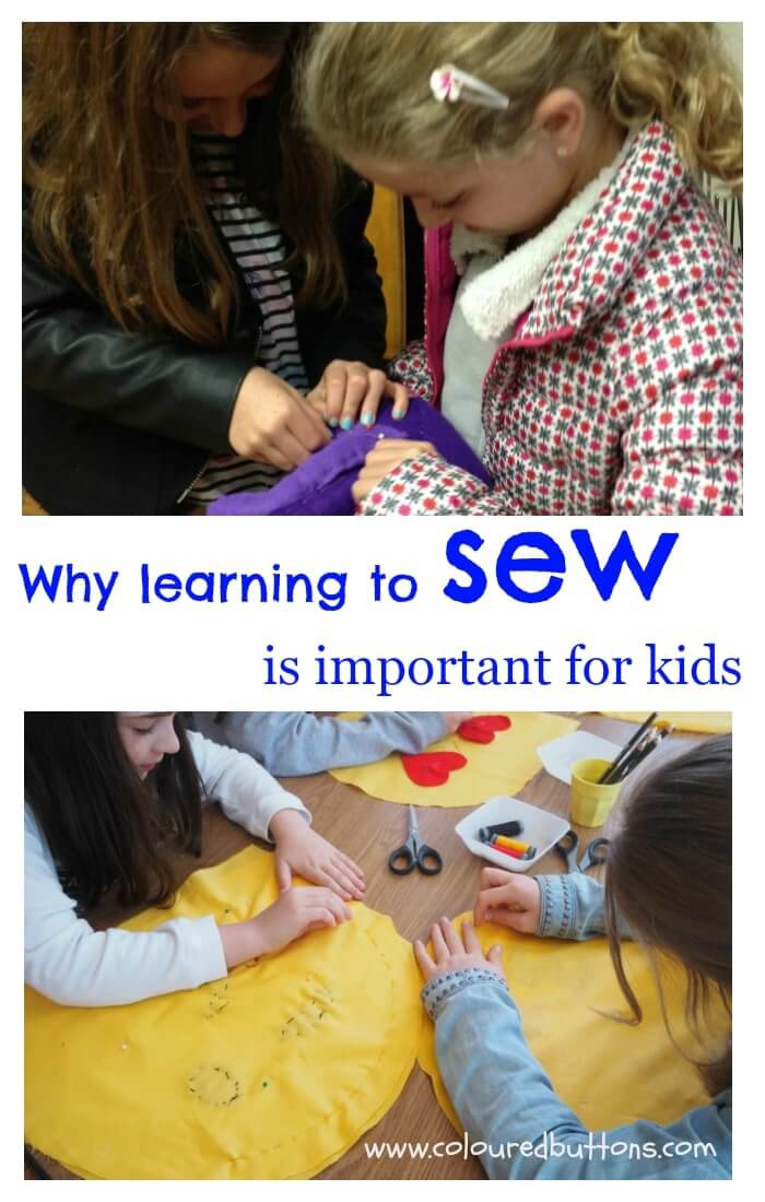 why learning to sew is important for kids