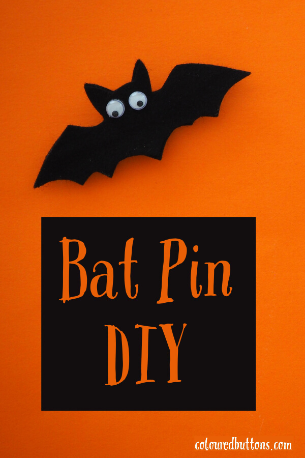 felt bat pin