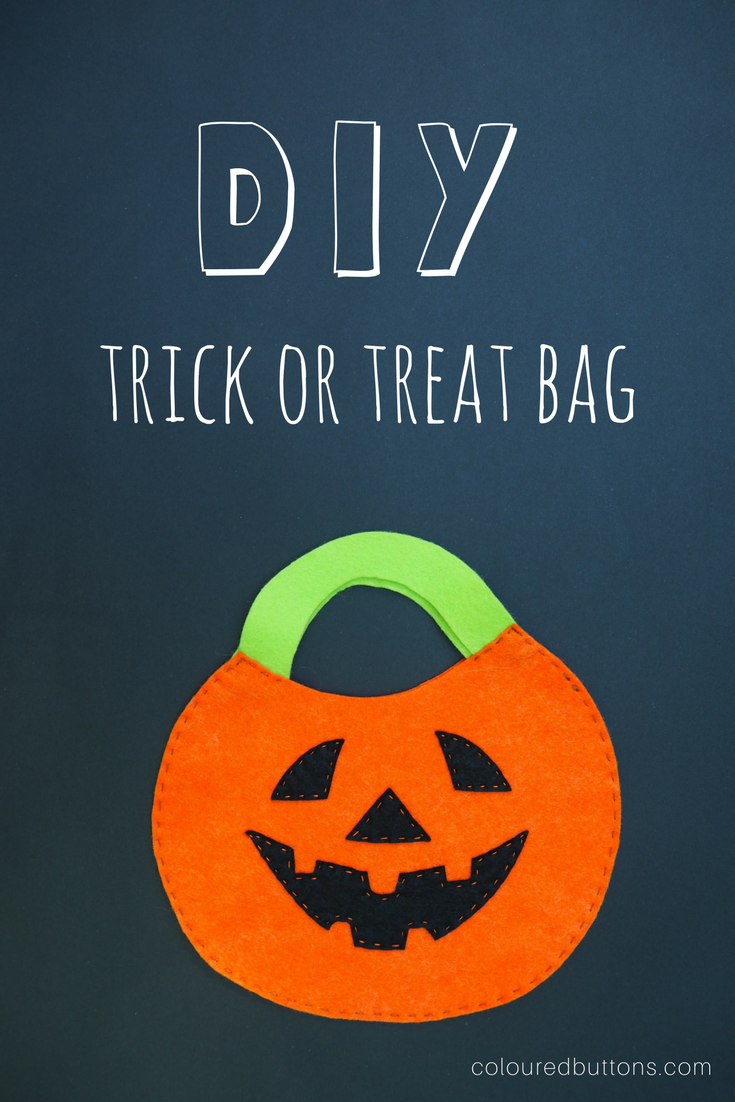 DIY halloween trick or treat bag