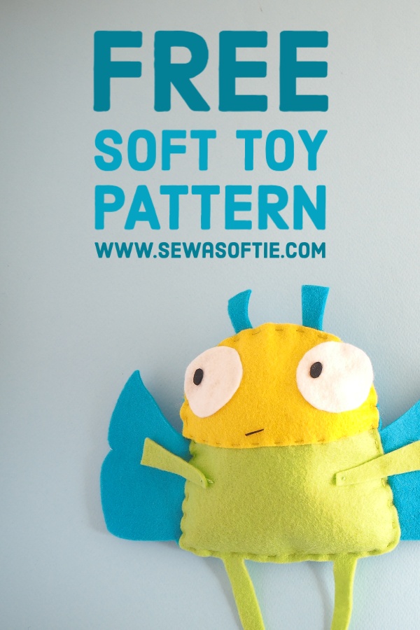 hand sewn soft toy