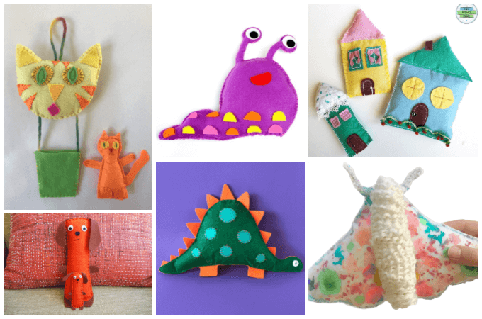 200+ Fun and Easy hand sewing projects for kids - Sew a Softie