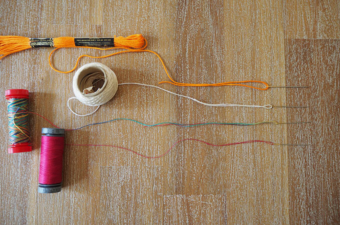 Different Threads for Teaching Kids to Sew